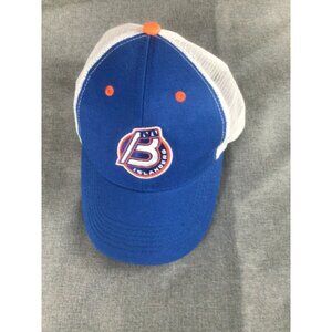 NY ISLANDERS Hat OS BRIDGEPORT New York Hockey AHL NHL Cap Mesh Snapback Blue